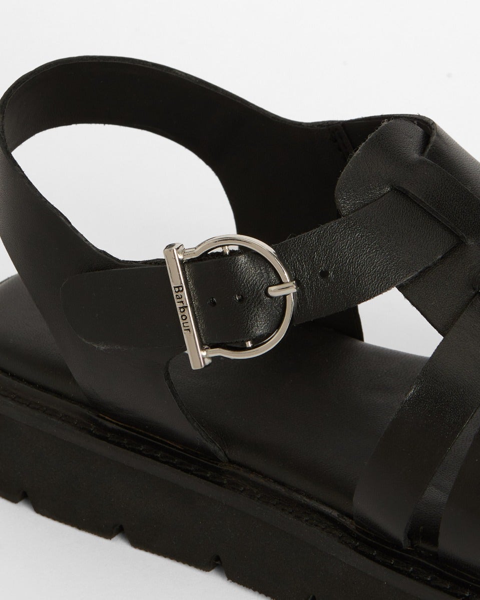 Black Otterburn Fisherman Sandal
