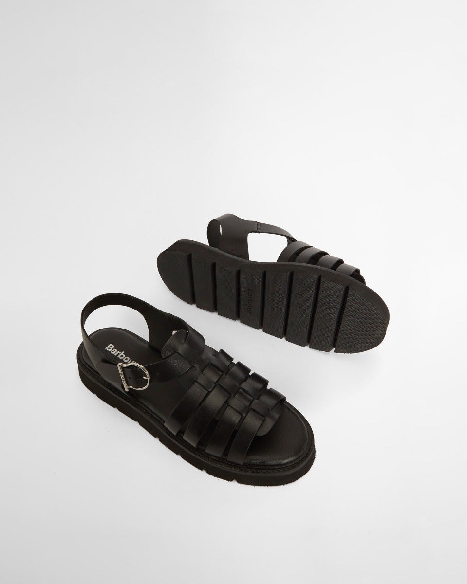 Black Otterburn Fisherman Sandal