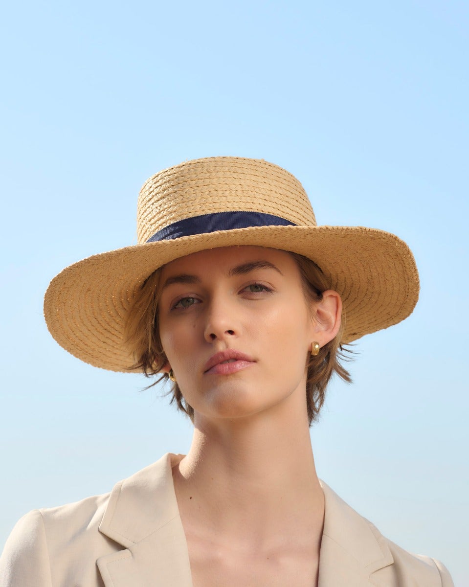 Natural Straw Lily Summer Hat