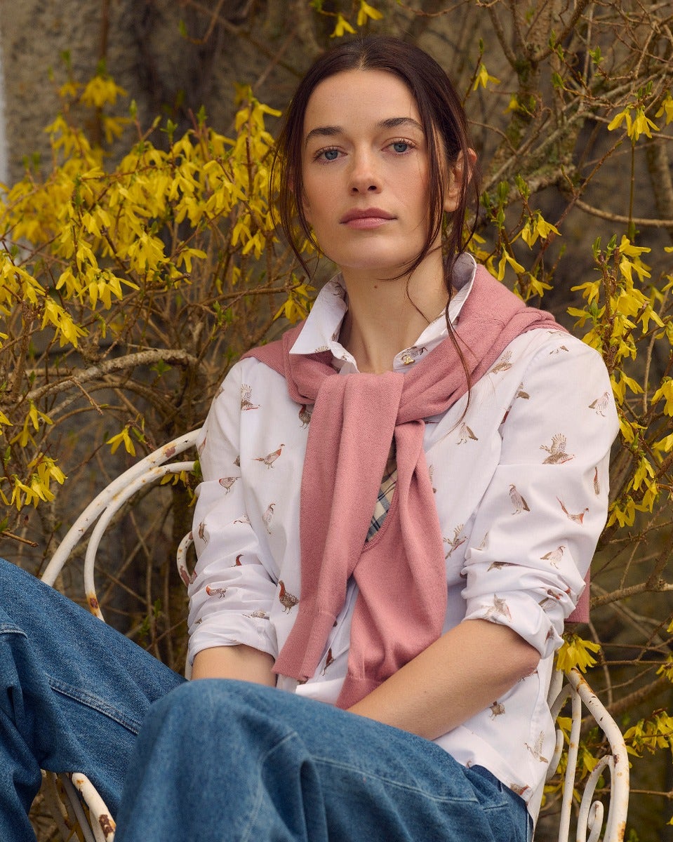 Tea Rose Lavender Knitted Jumper