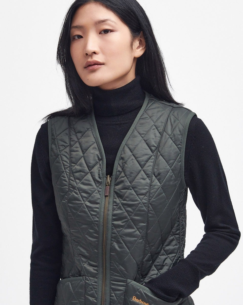 Dark Olive Betty Fleece Quilt Liner