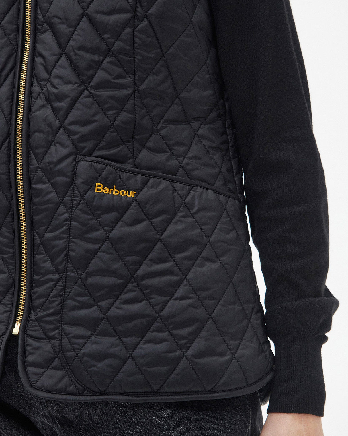 Black Markenfield Quilted Zip-In Vest Liner