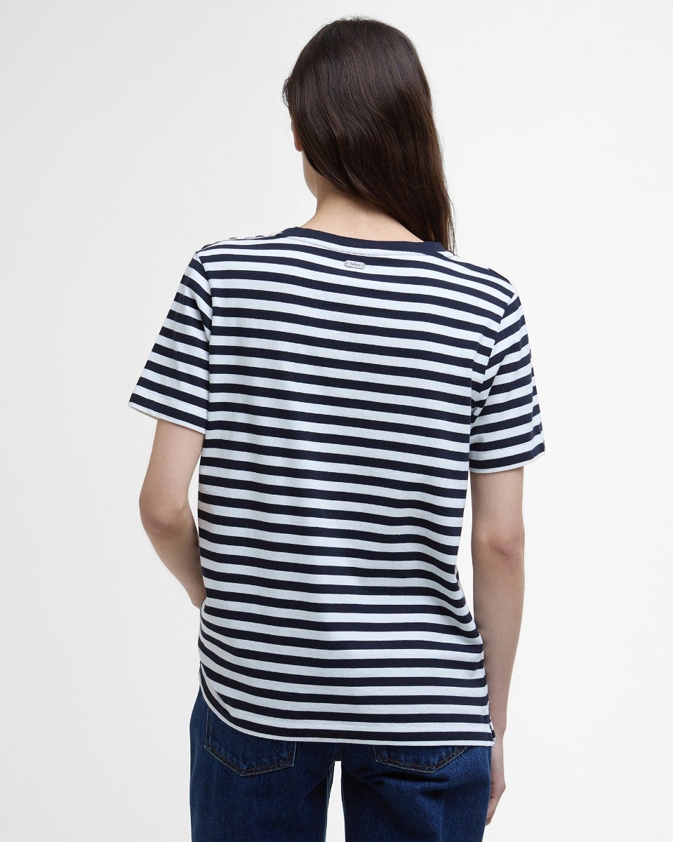 Navy & White Stripe Ferryside T-Shirt