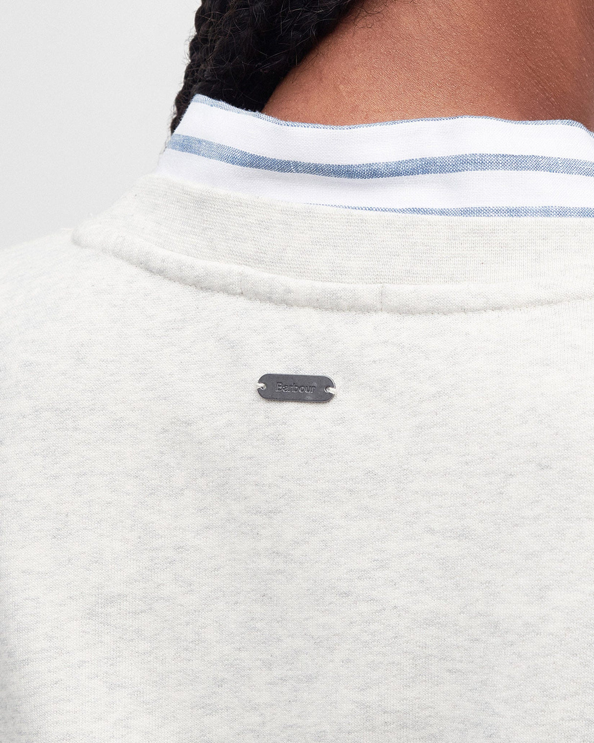 Cloud & Navy Northumberland Logo Sweatshirt
