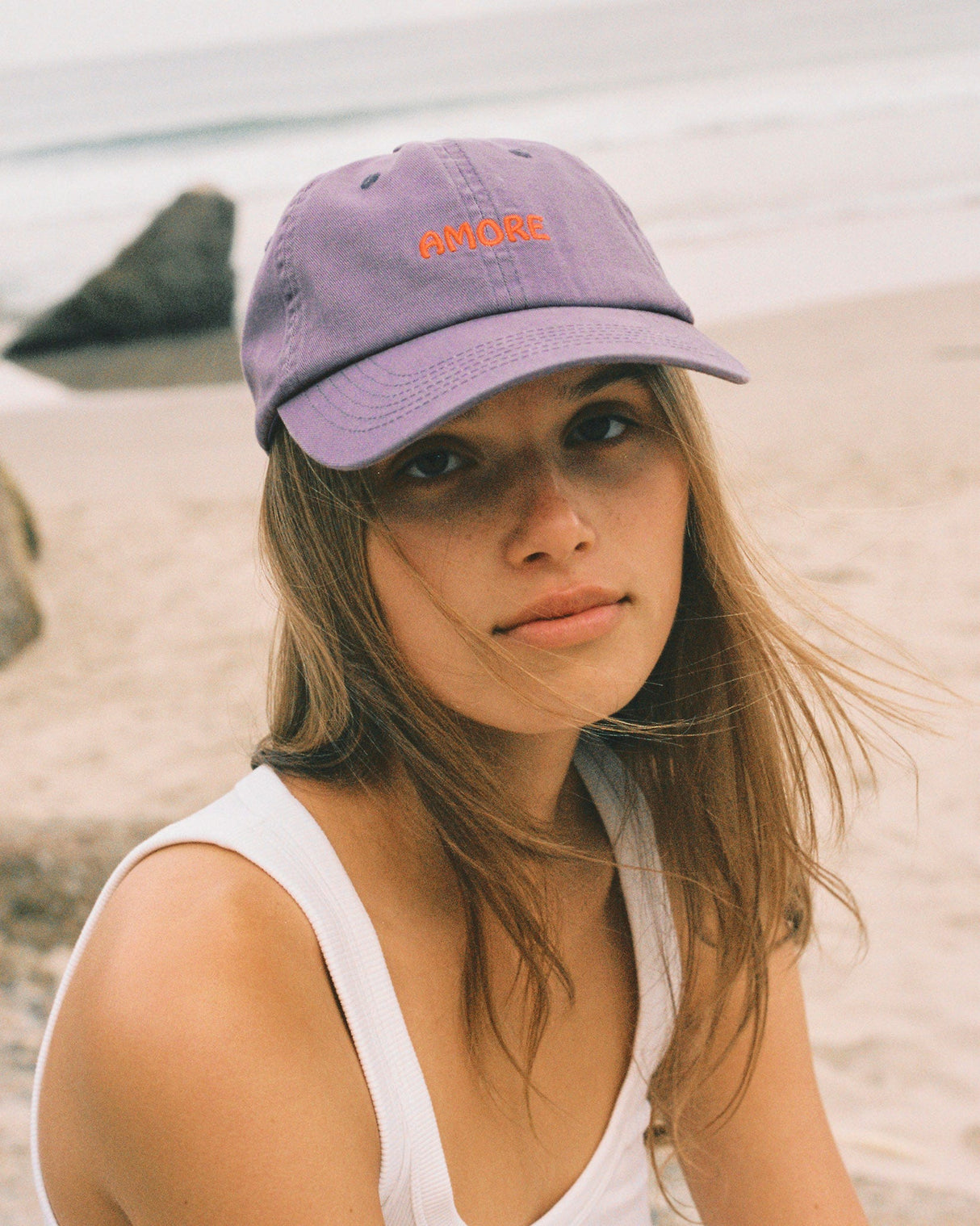 Purple 'Amore' Dad Cap