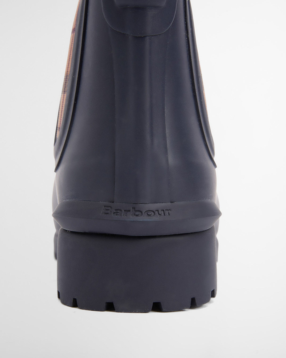 Navy & Hessian Wilton Chelsea Welly Boots