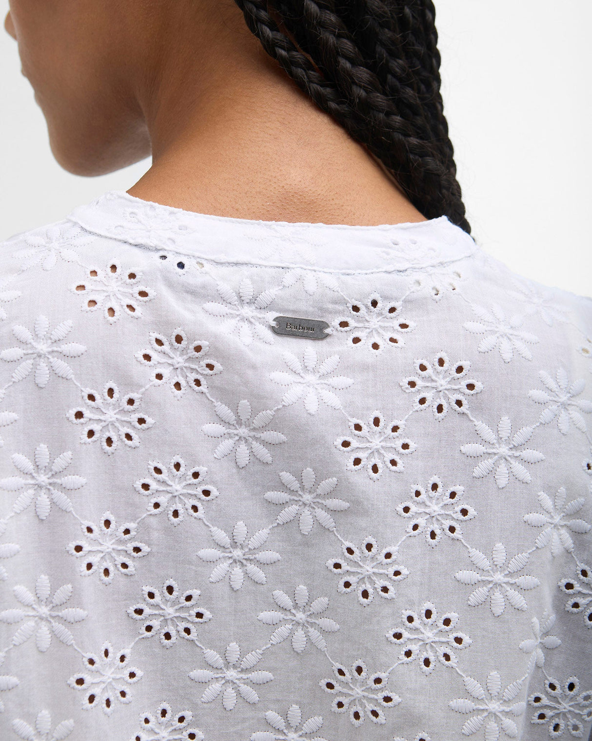White Layla Textured Blouse