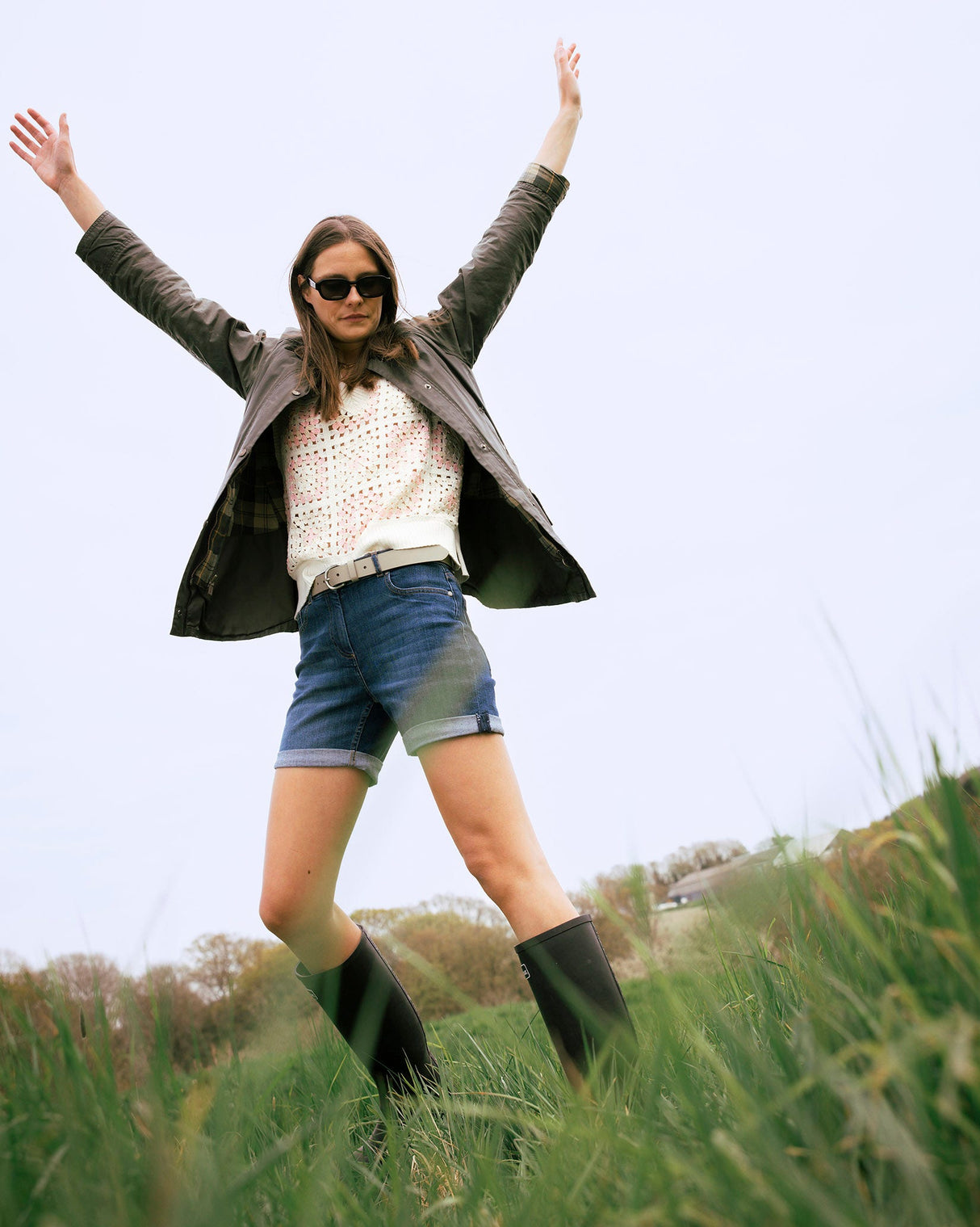 Authentic Wash Madison Denim Shorts