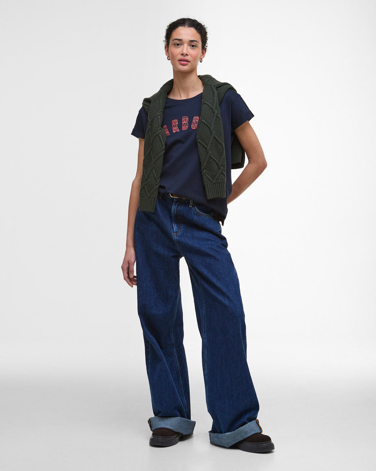 Navy Kingsford Varsity Logo T-Shirt