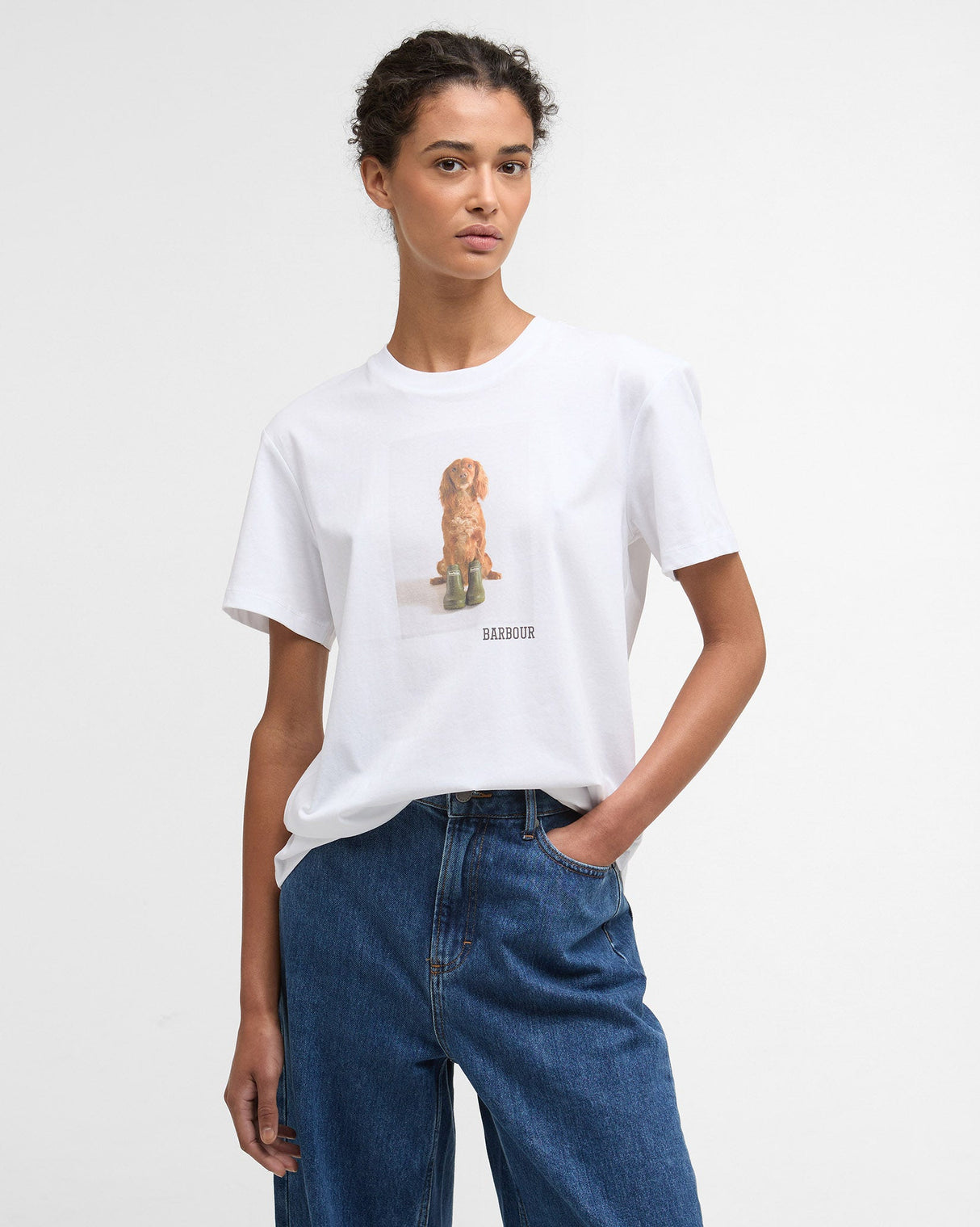White-Bedale-Printed-Dog-T-Shirt