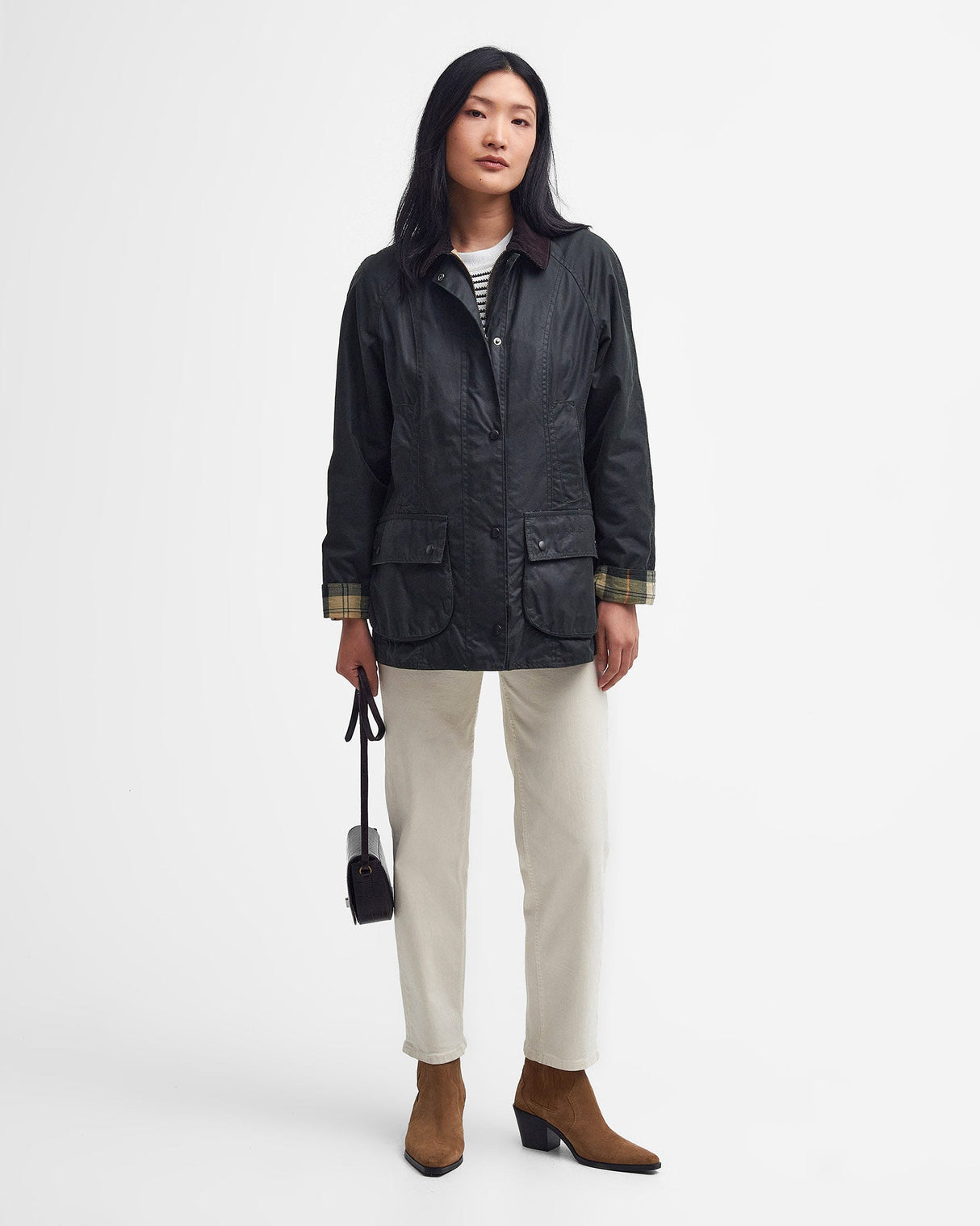 Sage Beadnell Waxed Cotton Jacket
