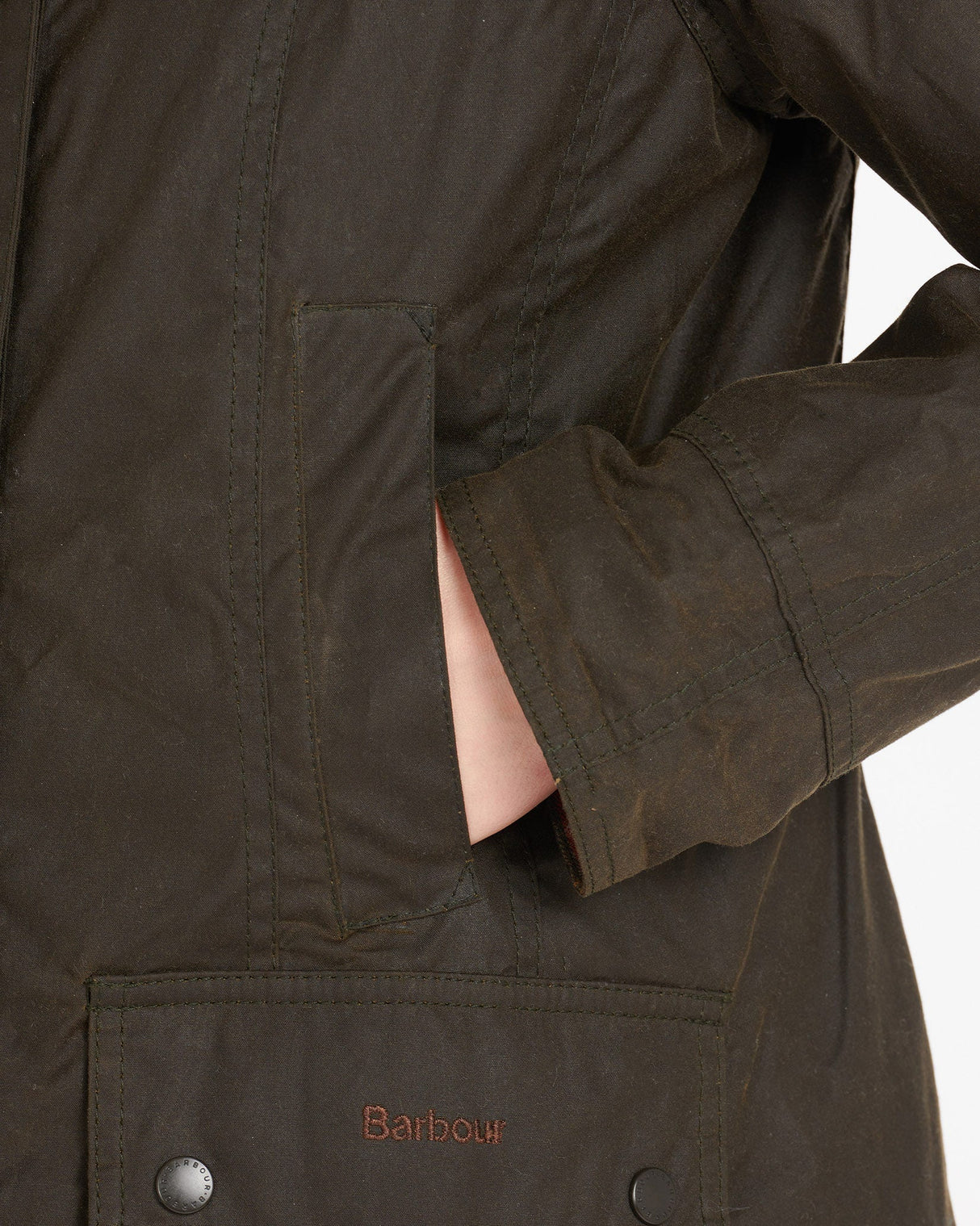 Olive Beadnell Classic Wax Jacket