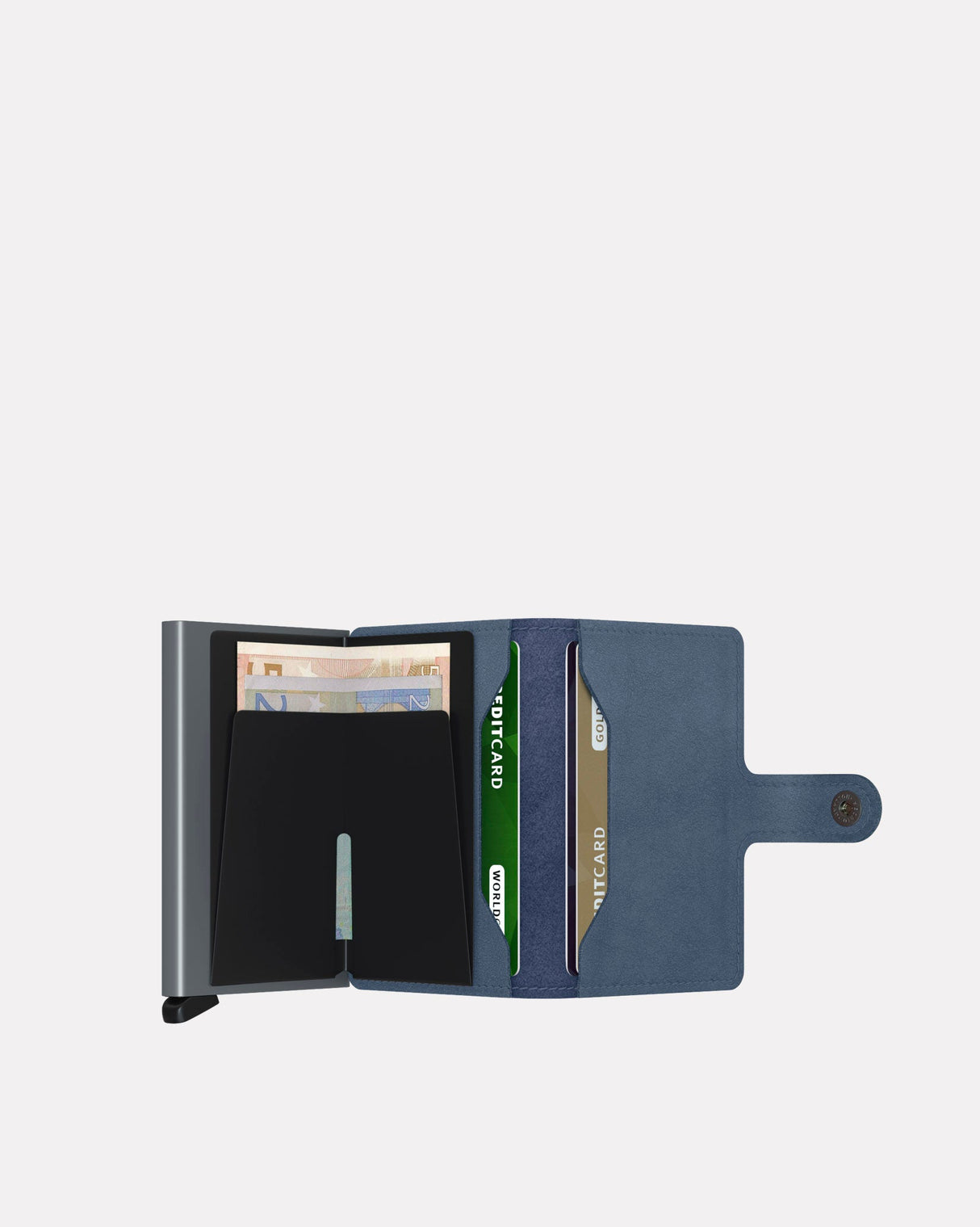 Ice Blue Original Leather Miniwallet