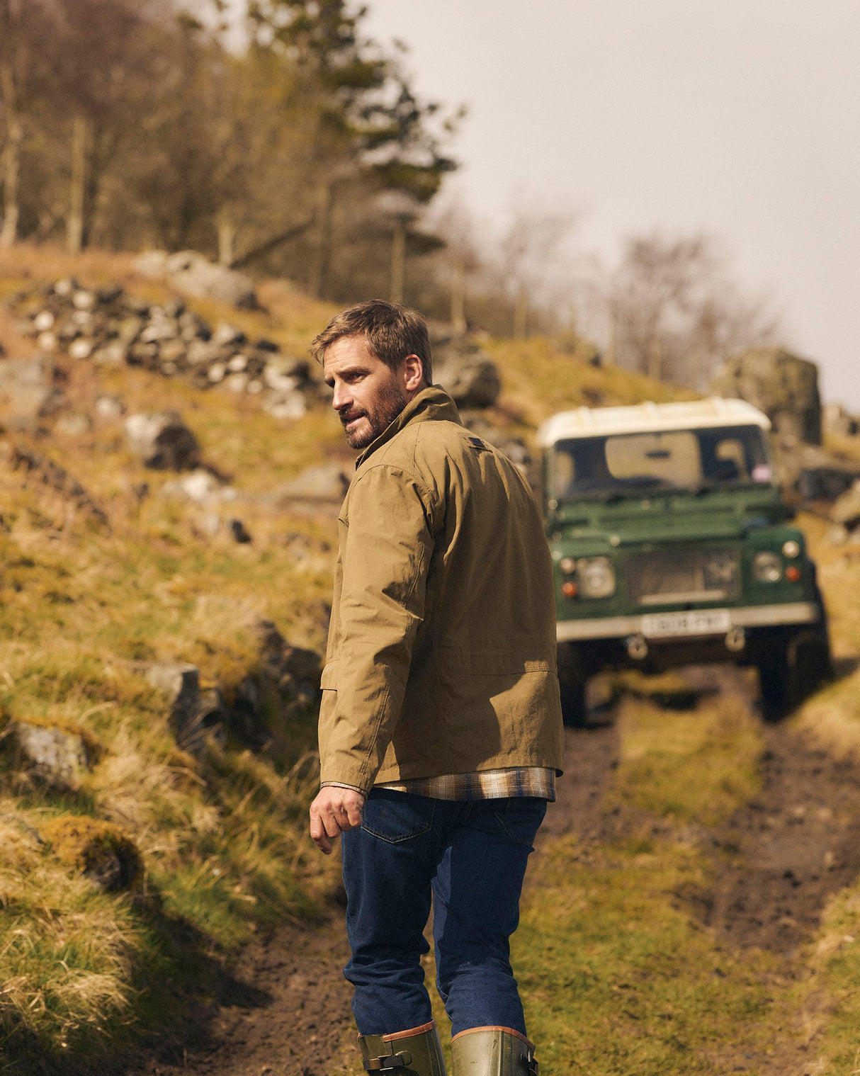 Dark Sand Sander Casual Jacket