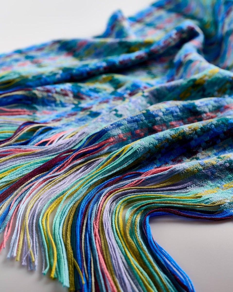 Juniper Lollipop Wide Merino Scarf