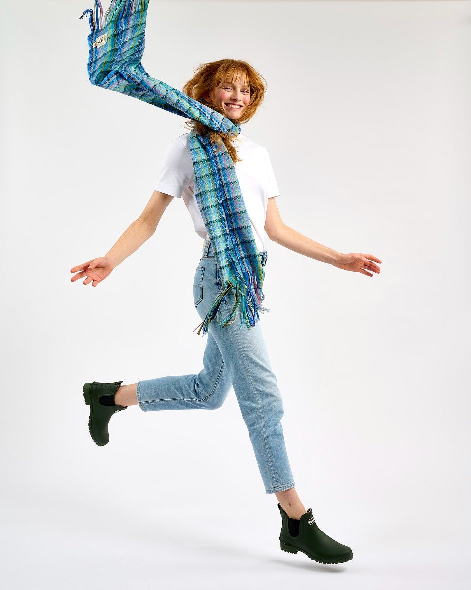 Juniper Lollipop Wide Merino Scarf