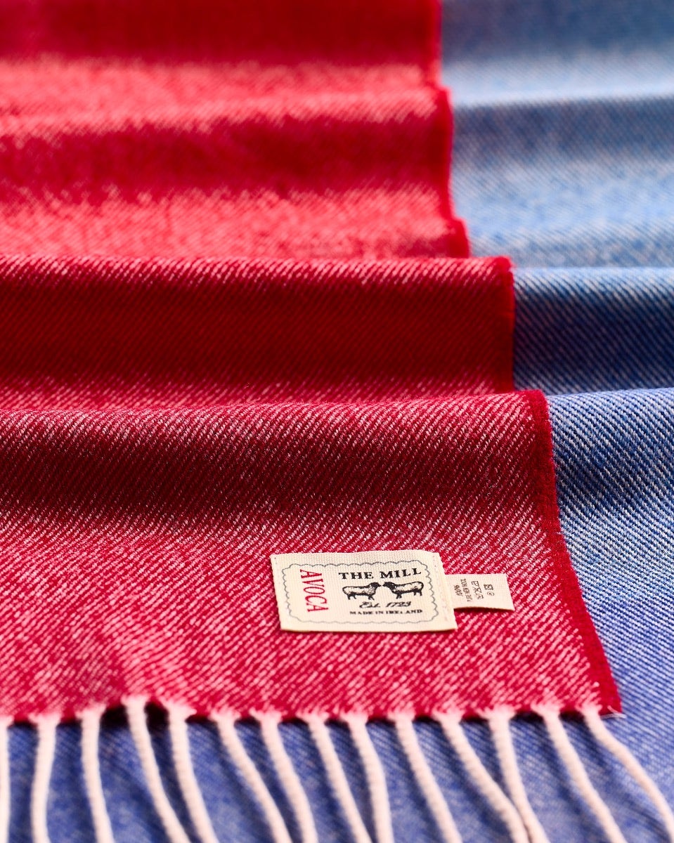 Fire & Ice Wide Merino Scarf