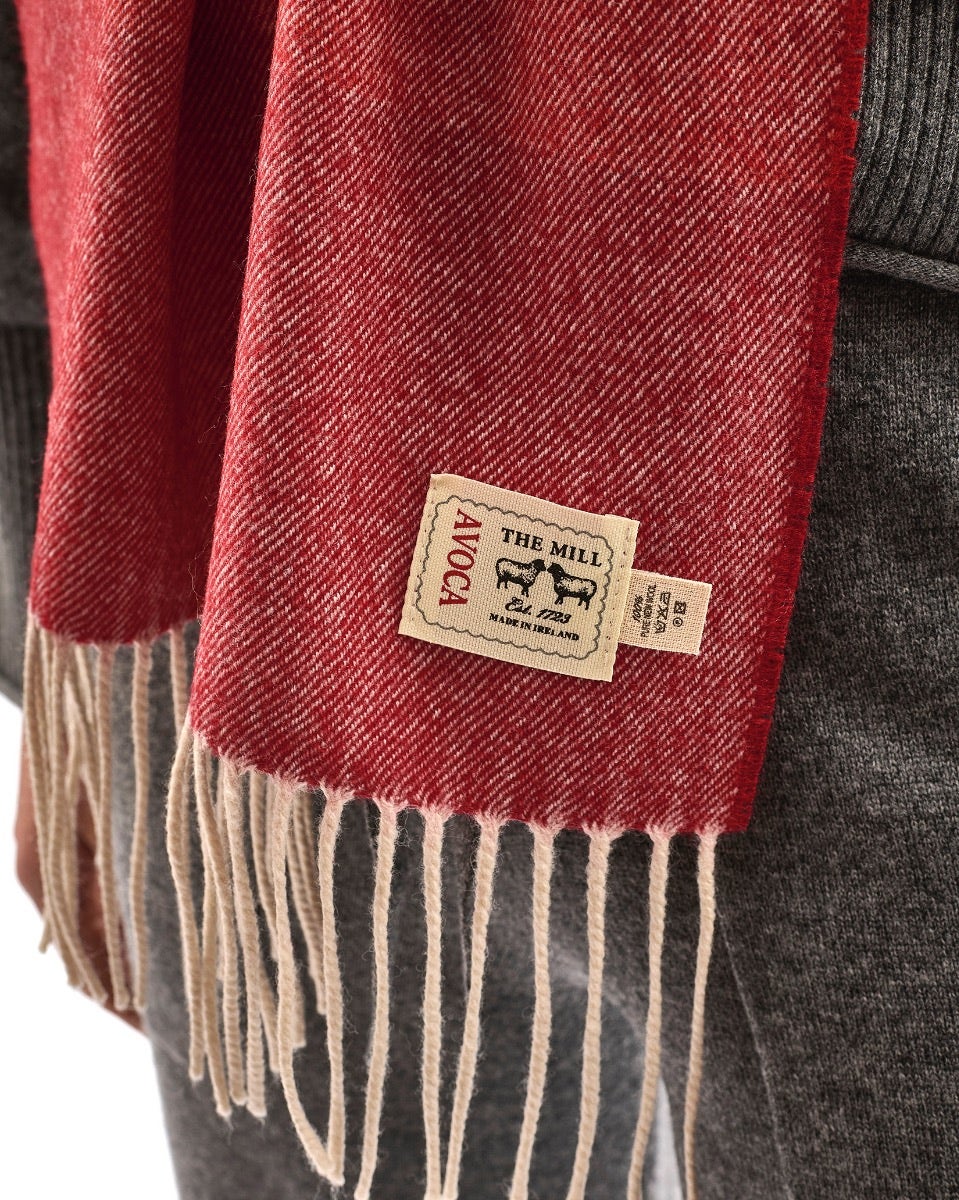 Fire & Ice Wide Merino Scarf