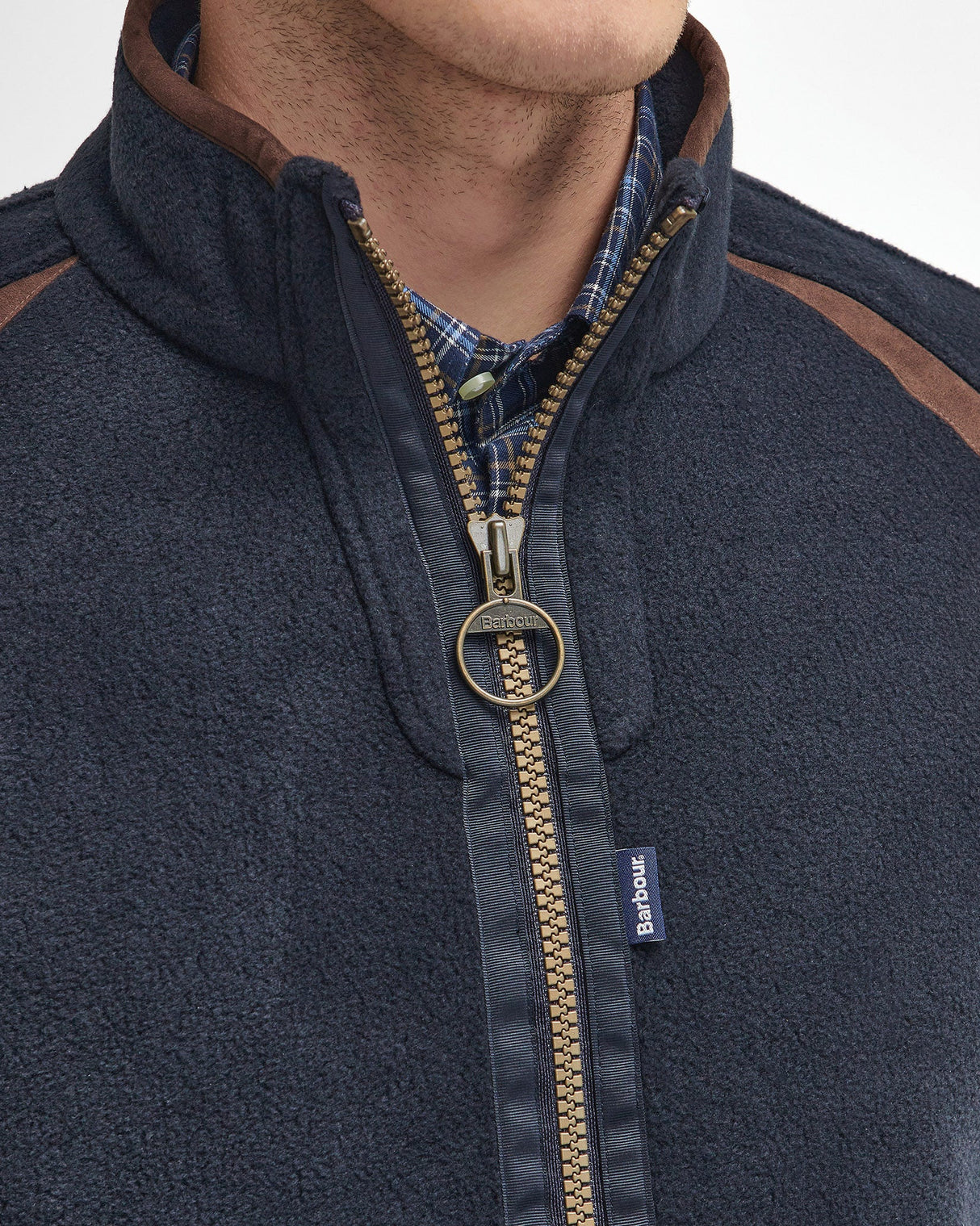Navy Langdale Fleece Jacket