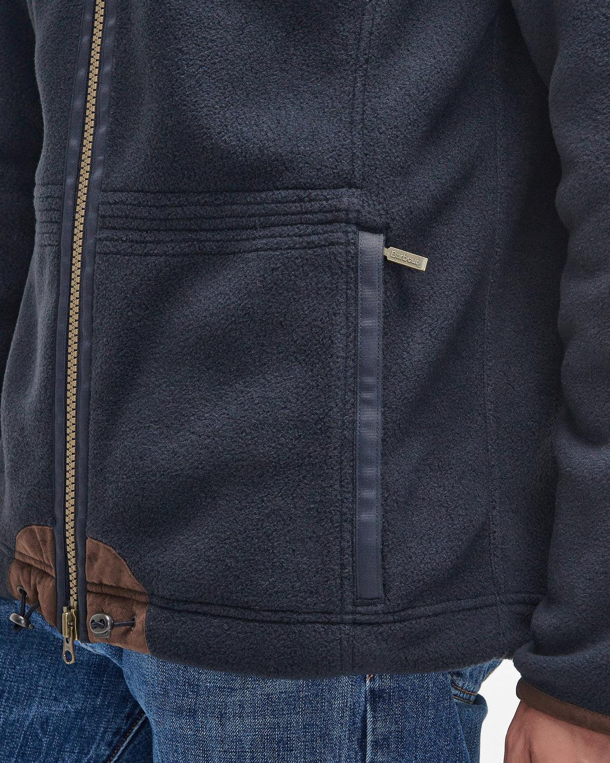 Navy Langdale Fleece Jacket