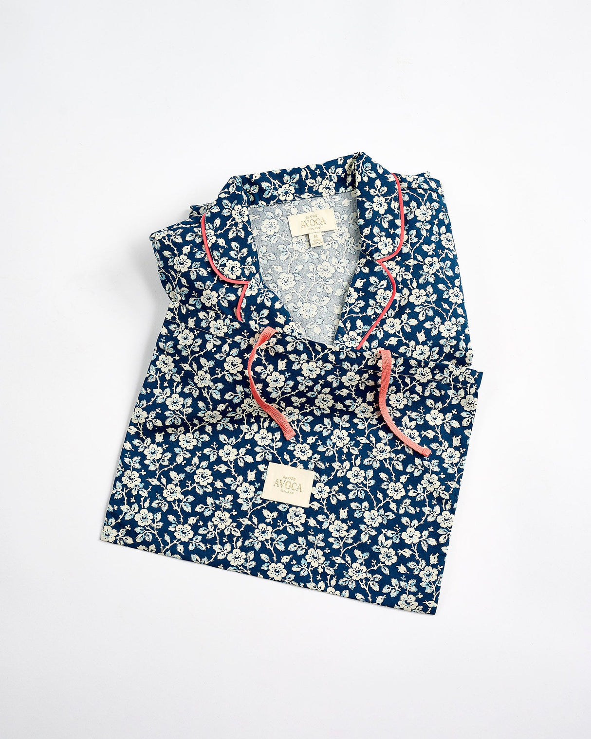 Mini Floral Navy Cotton Pyjama Set