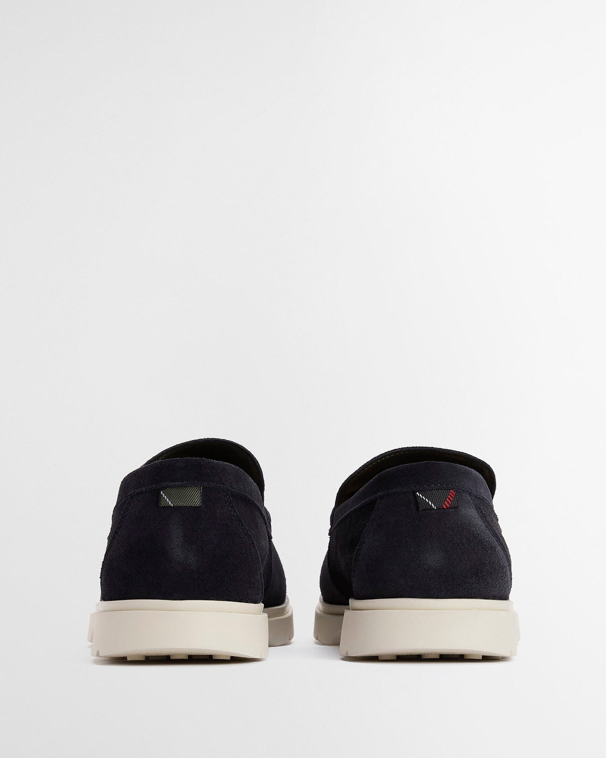 Navy Suede Carty Loafers