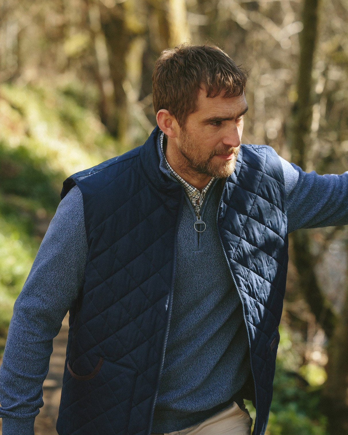 Navy Chesterwood Gilet
