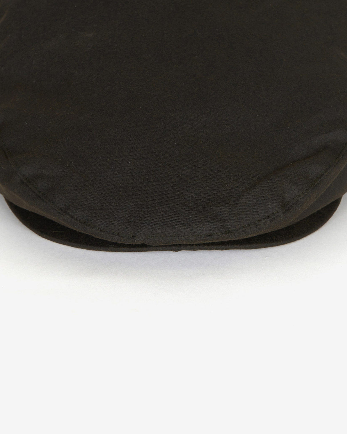 Olive Wax Flat Cap