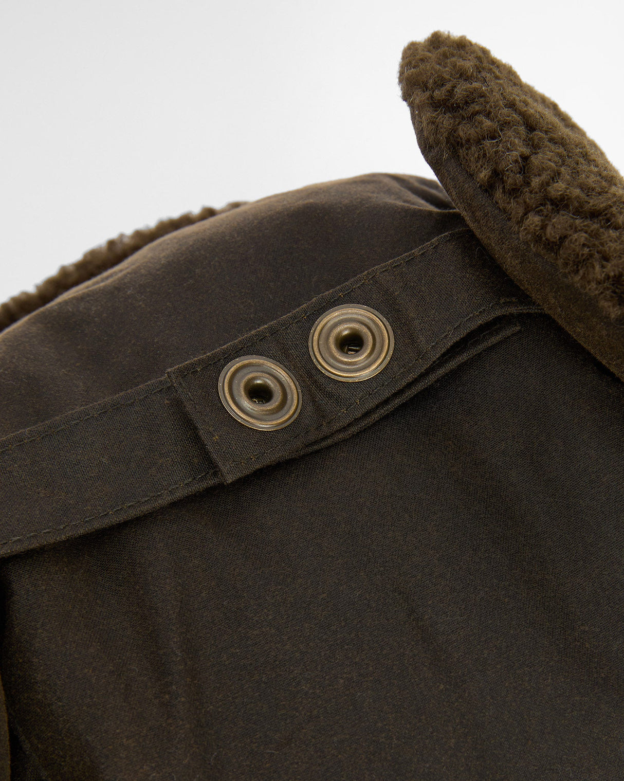 Olive Morar Waxed Trapper Hat