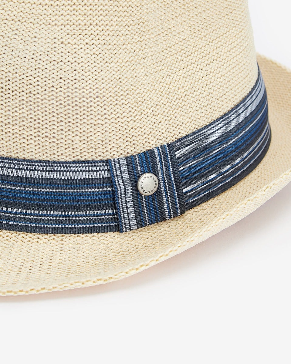 Ecru & Blue Belford Summer Trilby