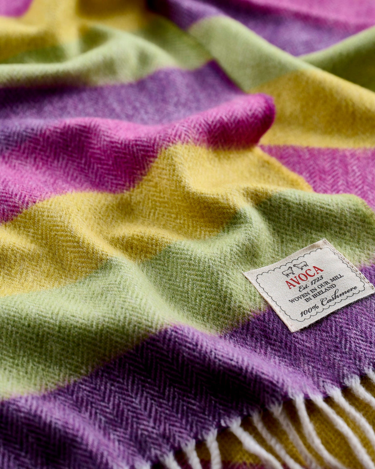 Purple-Yellow-Stripes-100-Cashmere-Scarf