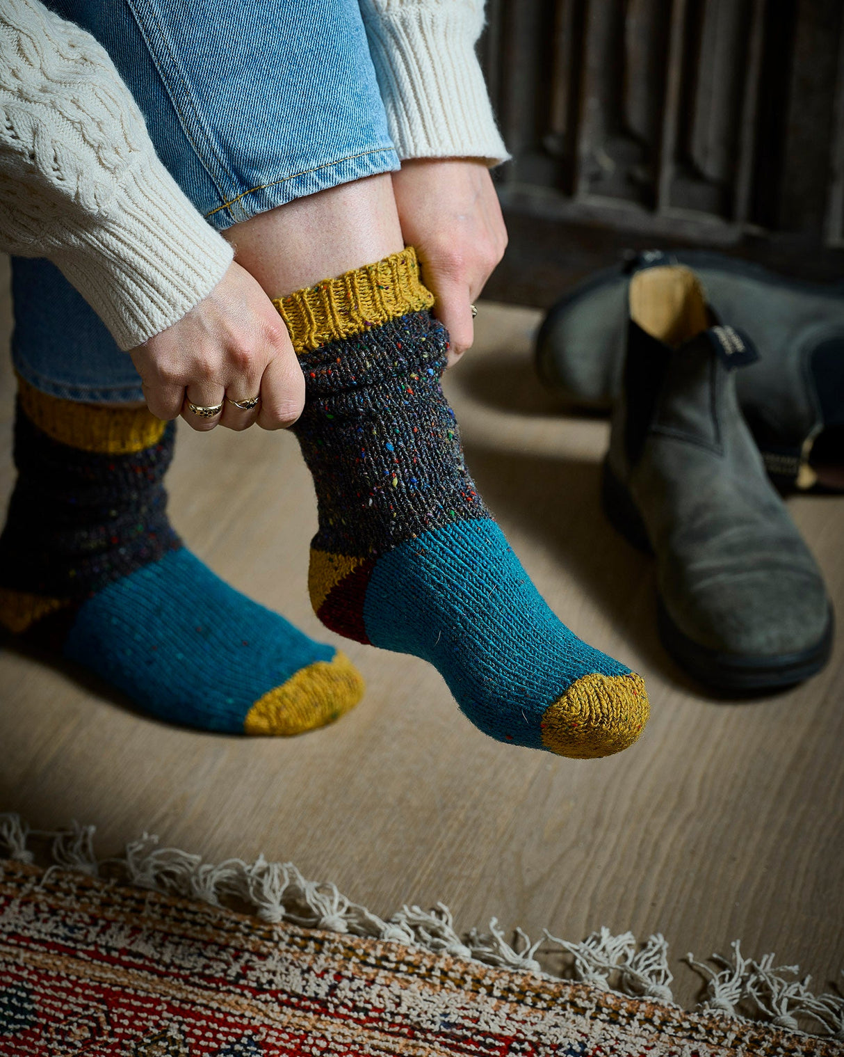 Millstone & Gweedore Women's Donegal Wool Socks