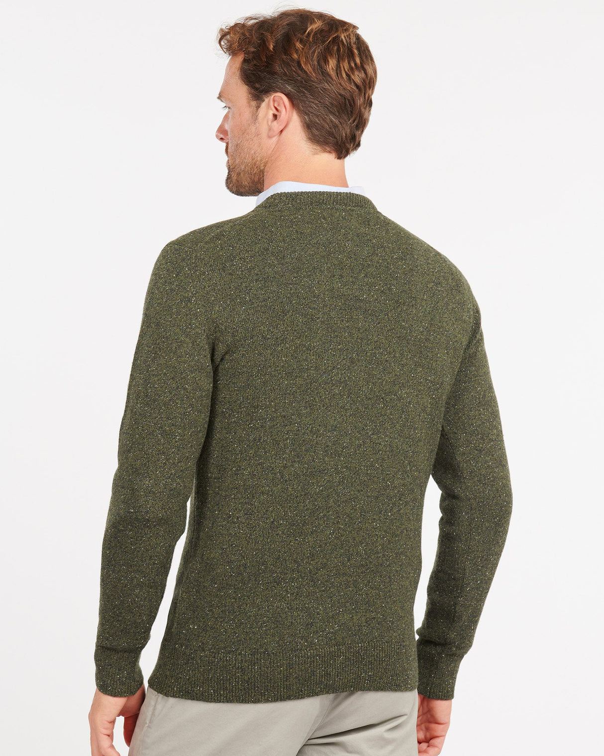 Dark Seaweed Tisbury Crew Neck Jumper