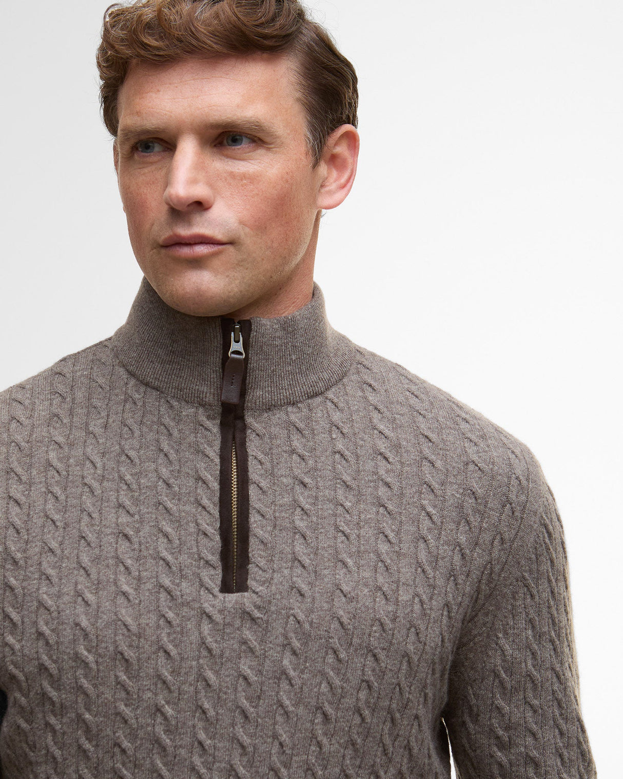 Military Marl Ramdsden Half Zip Jumper