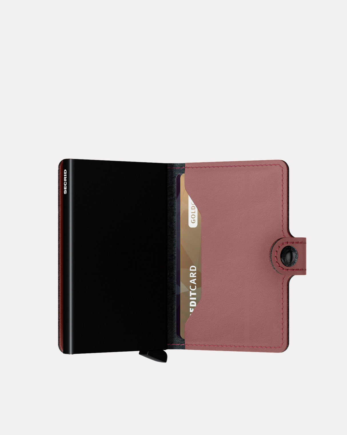 Rose Matte Leather Miniwallet
