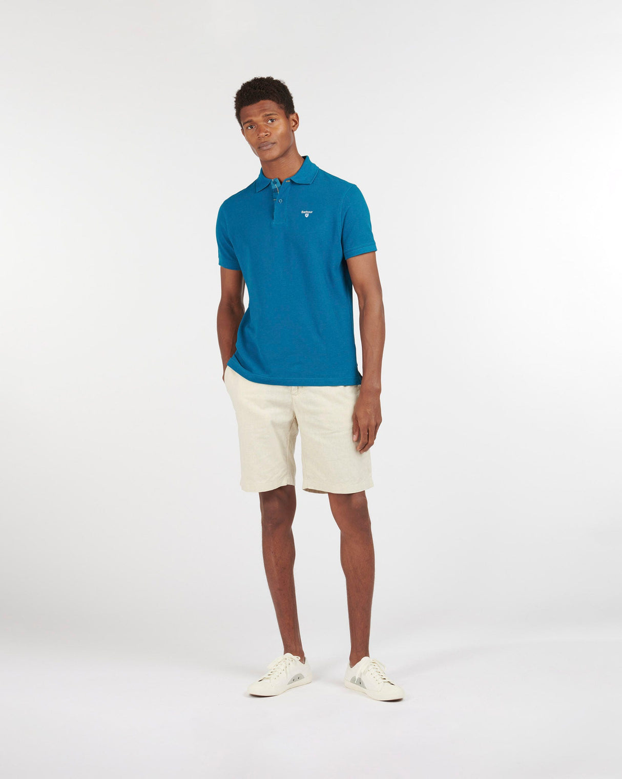 Lyons Blue Tartan Pique Polo T-Shirt