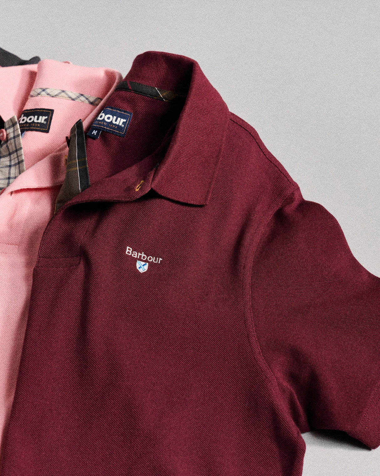 Ruby Tartan Pique Polo T-Shirt
