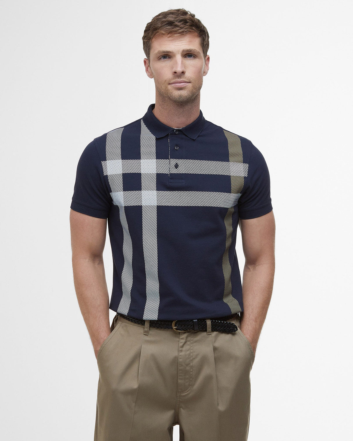 Navy-Pine-Blaine-Polo-T-Shirt