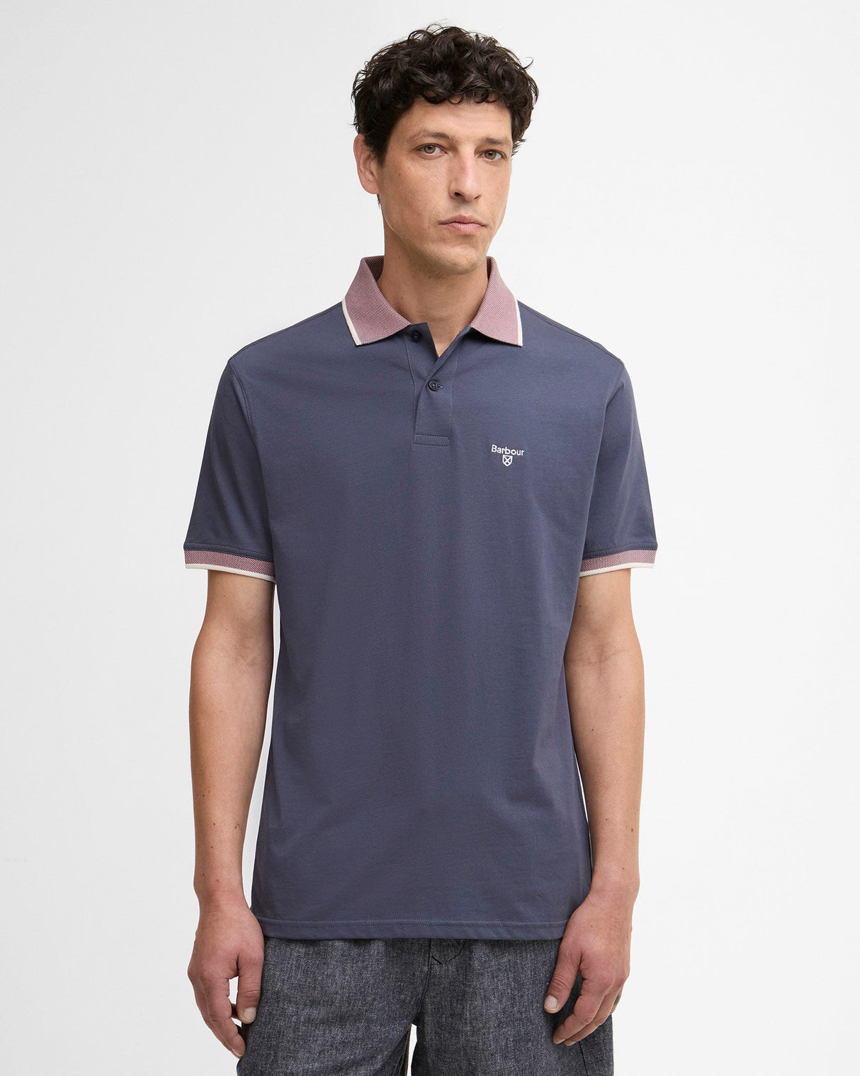 Washed-Navy-Cornsay-Polo-T-Shirt