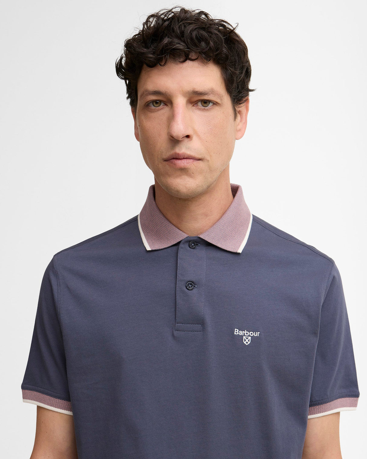 Washed Navy Cornsay Polo T-Shirt