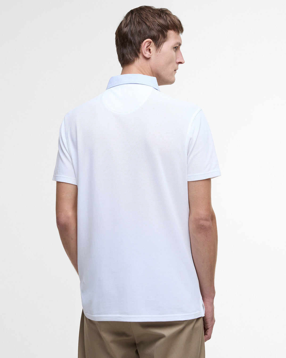 White-Oxford-Tailored-Fit-Polo-Shirt