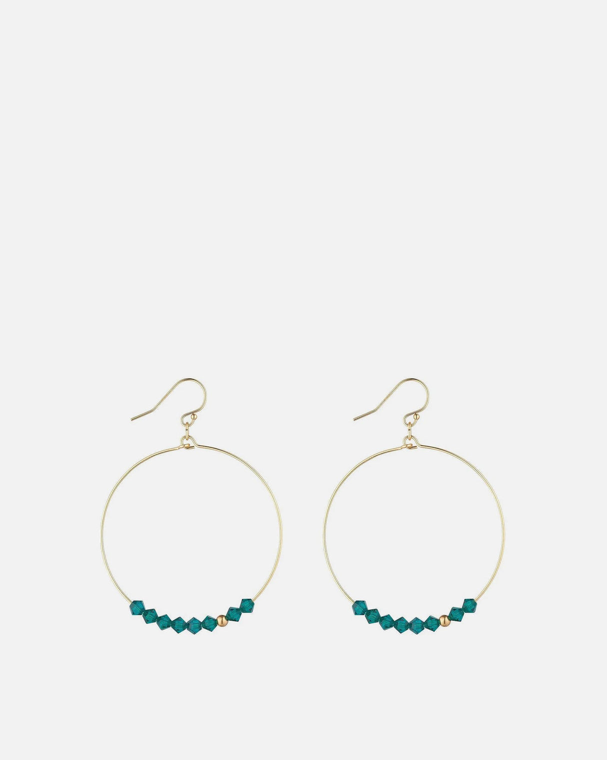 Emerald-Green-Crystal-Row-Gold-Filled-Hoop-Earrings