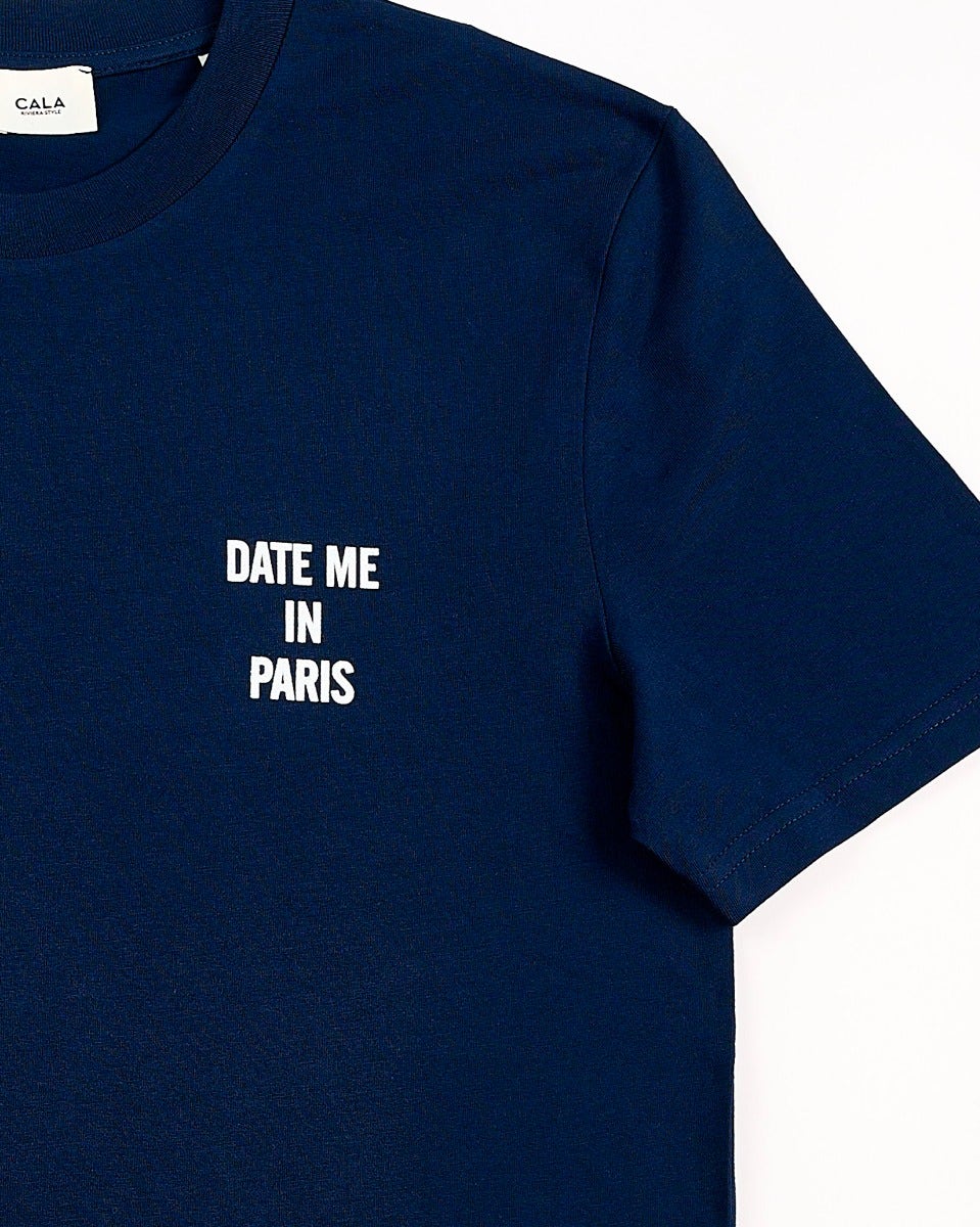 Navy-Morgan-'Date-Me-In-Paris'-T-Shirt-