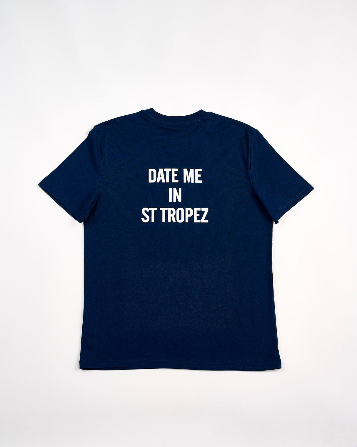 Navy-Morgan-'Date-Me-In-St-Tropez'-T-Shirt'