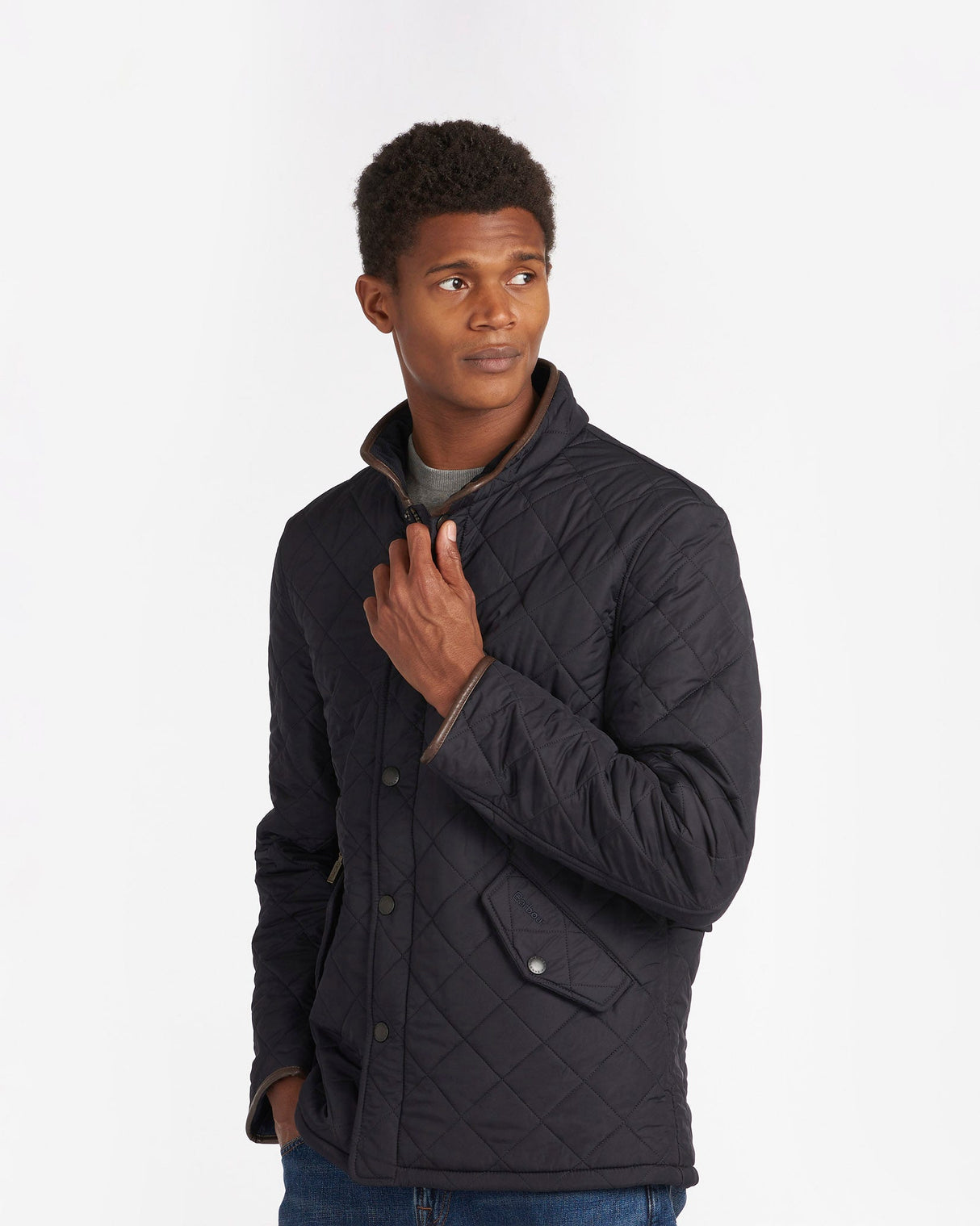 Navy Powell Quilt Jacket