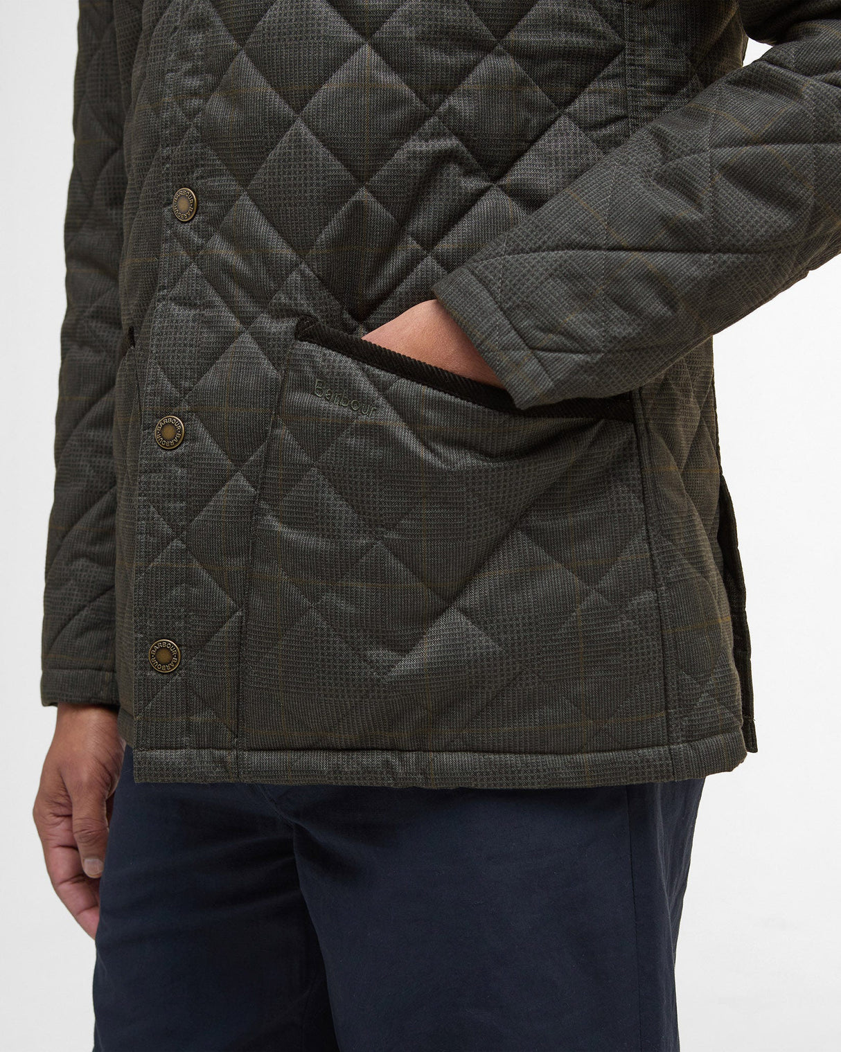 Olive Heritage Liddesdale Quilted Jacket