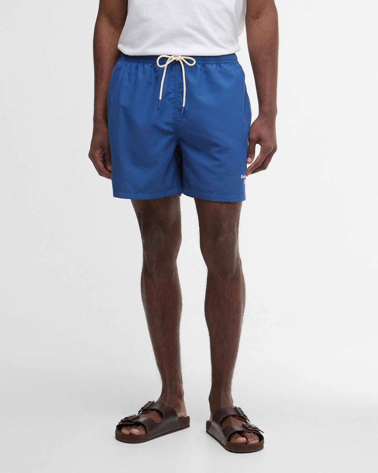 Sailboat-Blue-Staple-Logo-Swim-Shorts