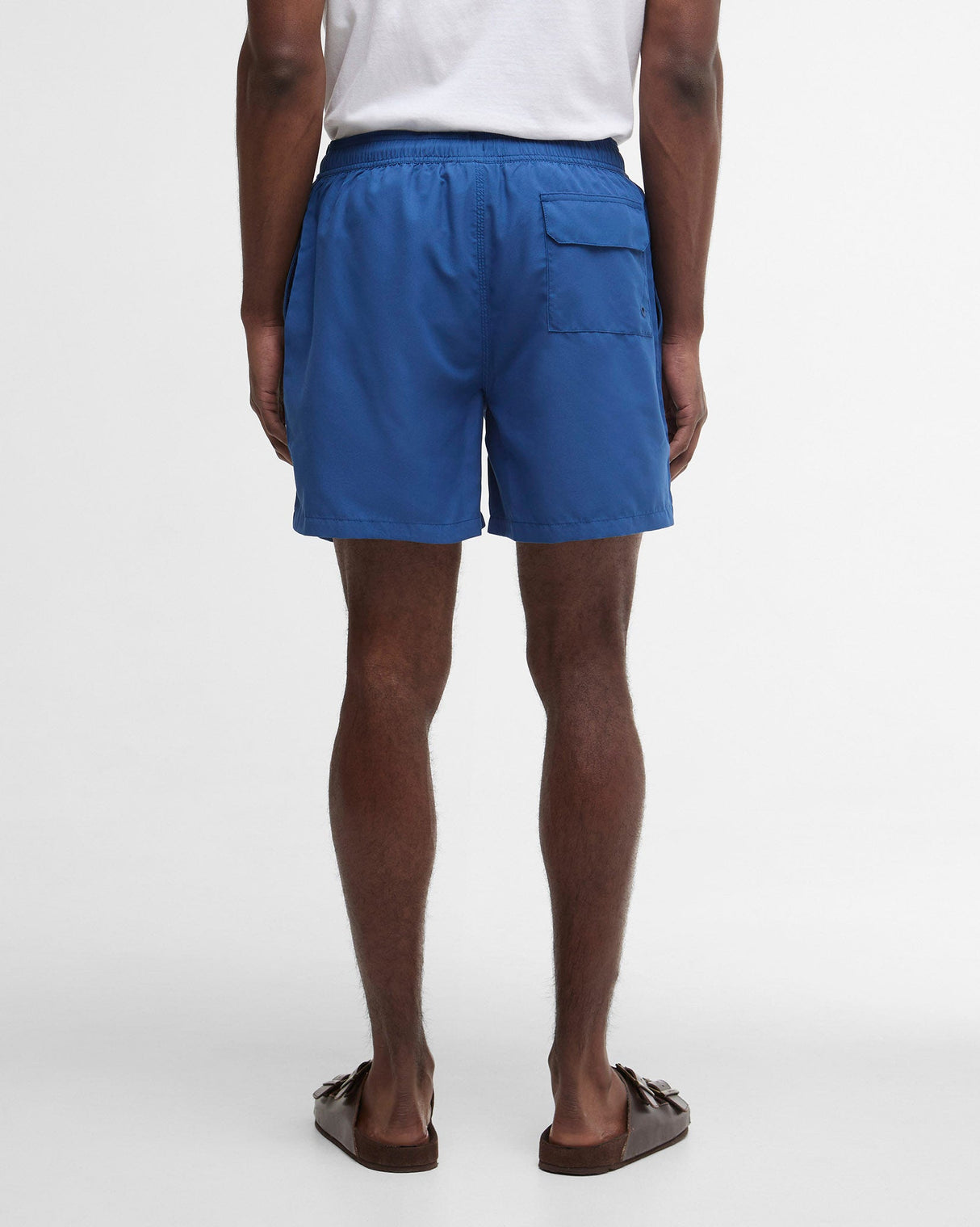 Sailboat Blue Staple Logo Swim Shorts
