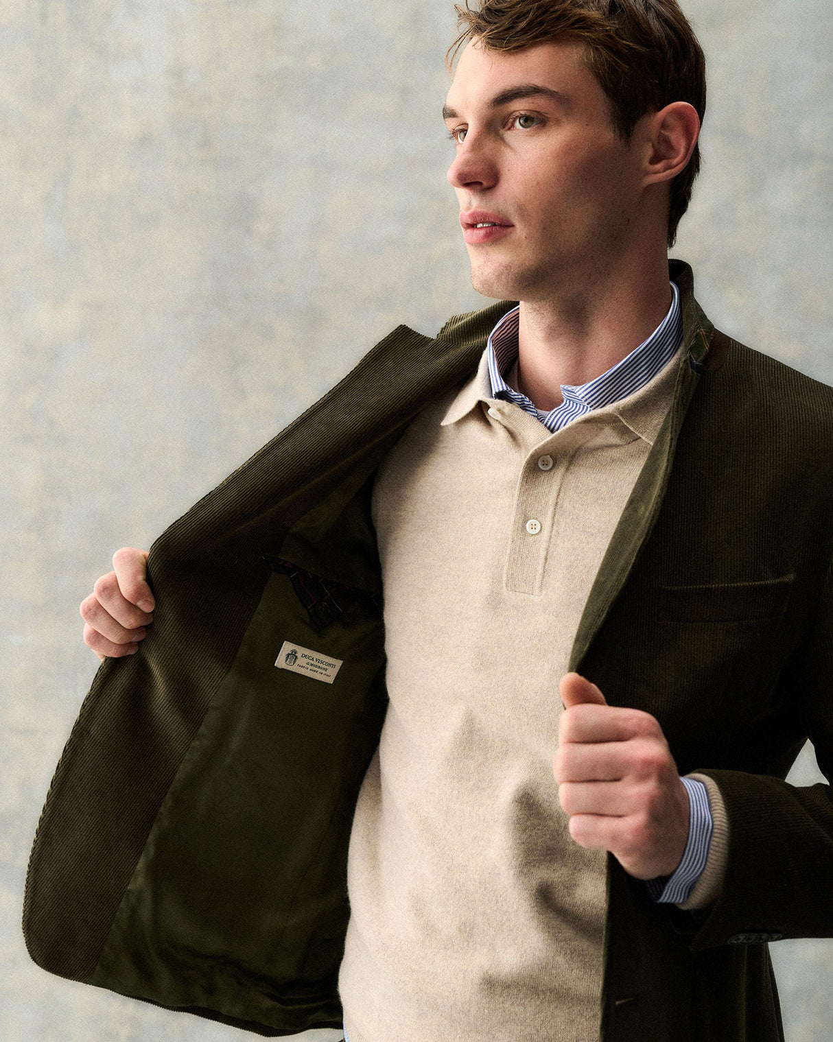 Olive Wallington Cord Blazer