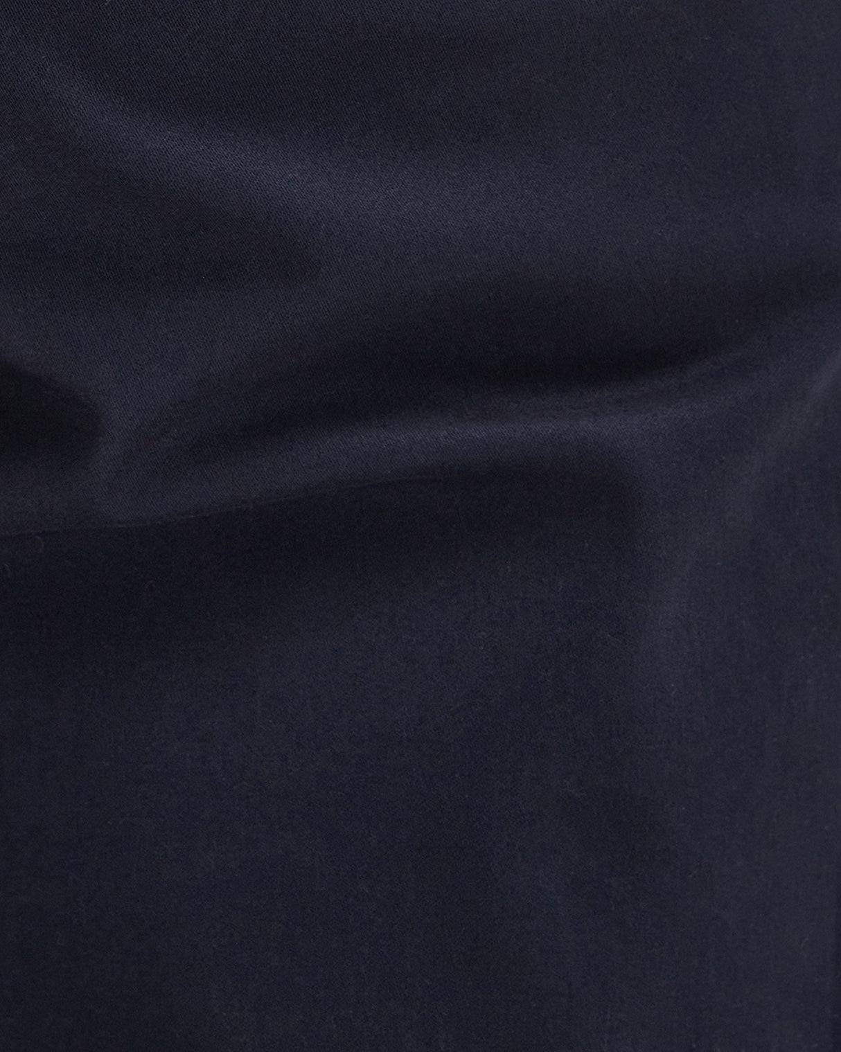 Dark Navy Sueded Sateen Trousers